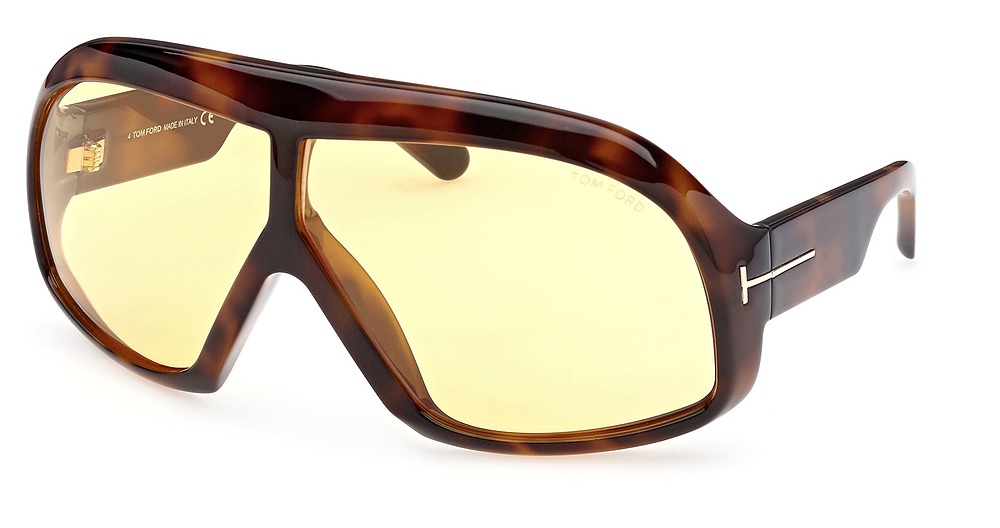 Tom Ford FT0965 aviator sunglasses in Dark Havana/Brown