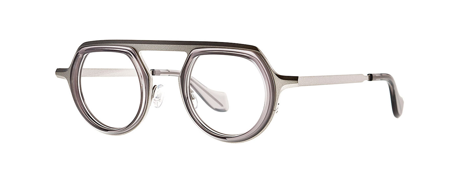 TRANSPARENT GRAPHITE GREY+PEPPER WHITE