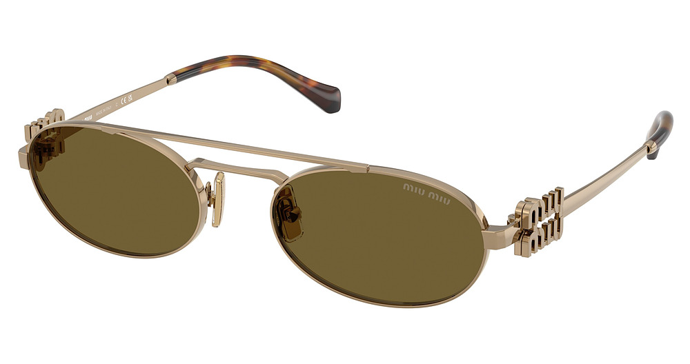 BRASS GOLD / DARK BROWN