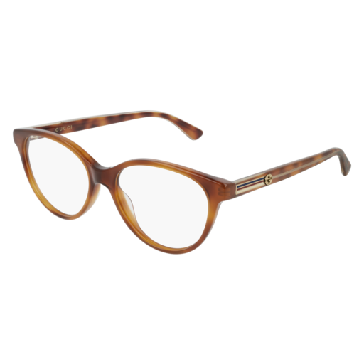 Gucci GG0379O round sunglasses in Havana