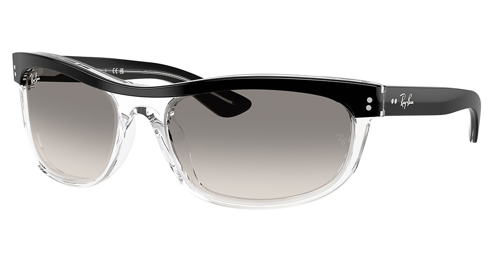 BLACK ON TRANSPARENT / CLEAR GRADIENT GREY