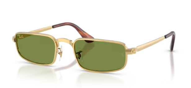 Ray-Ban RB3927 rectangle sunglasses in Arista/Green