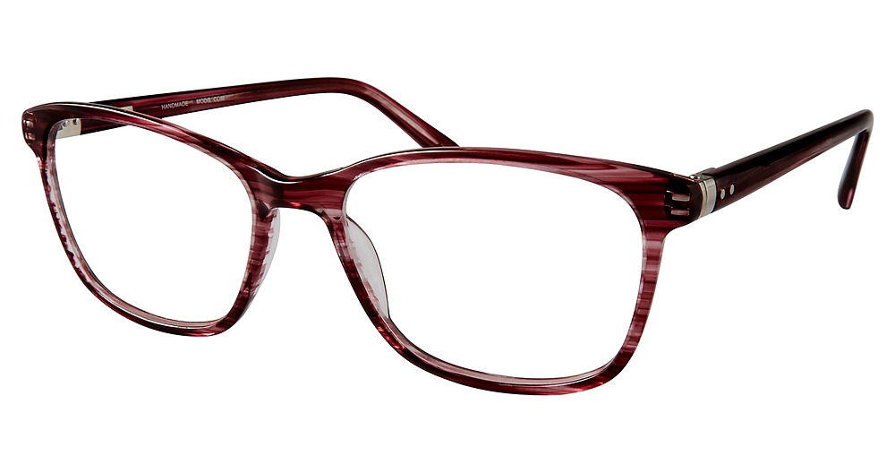 Modo 6530 round eyeglasses in Pink Stripe