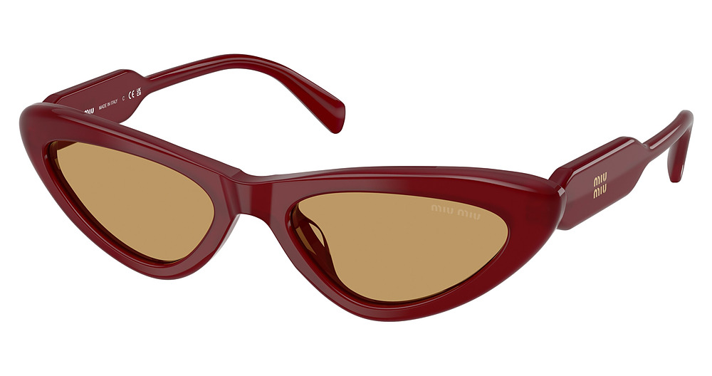 Miu Miu MU B11SU cateye sunglasses in Opal Burgundy/Brown