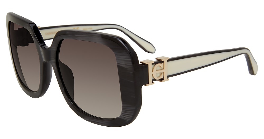 Carolina Herrera SHN624M square sunglasses in Black Horn 09 Pe