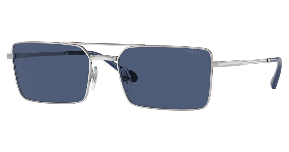 SILVER / DARK BLUE