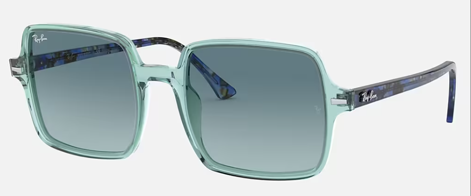 TRANSPARENT GREEN / BLUE GRADIENT GREY