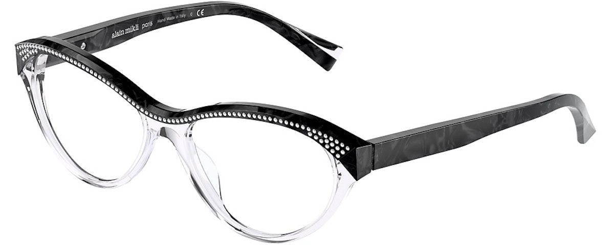 Alain Mikli / A03122B / CRYSTAL/NOIR MIKLI - Shop Glasses Online