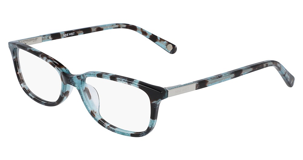 (315) TEAL GLITTER TORTOISE