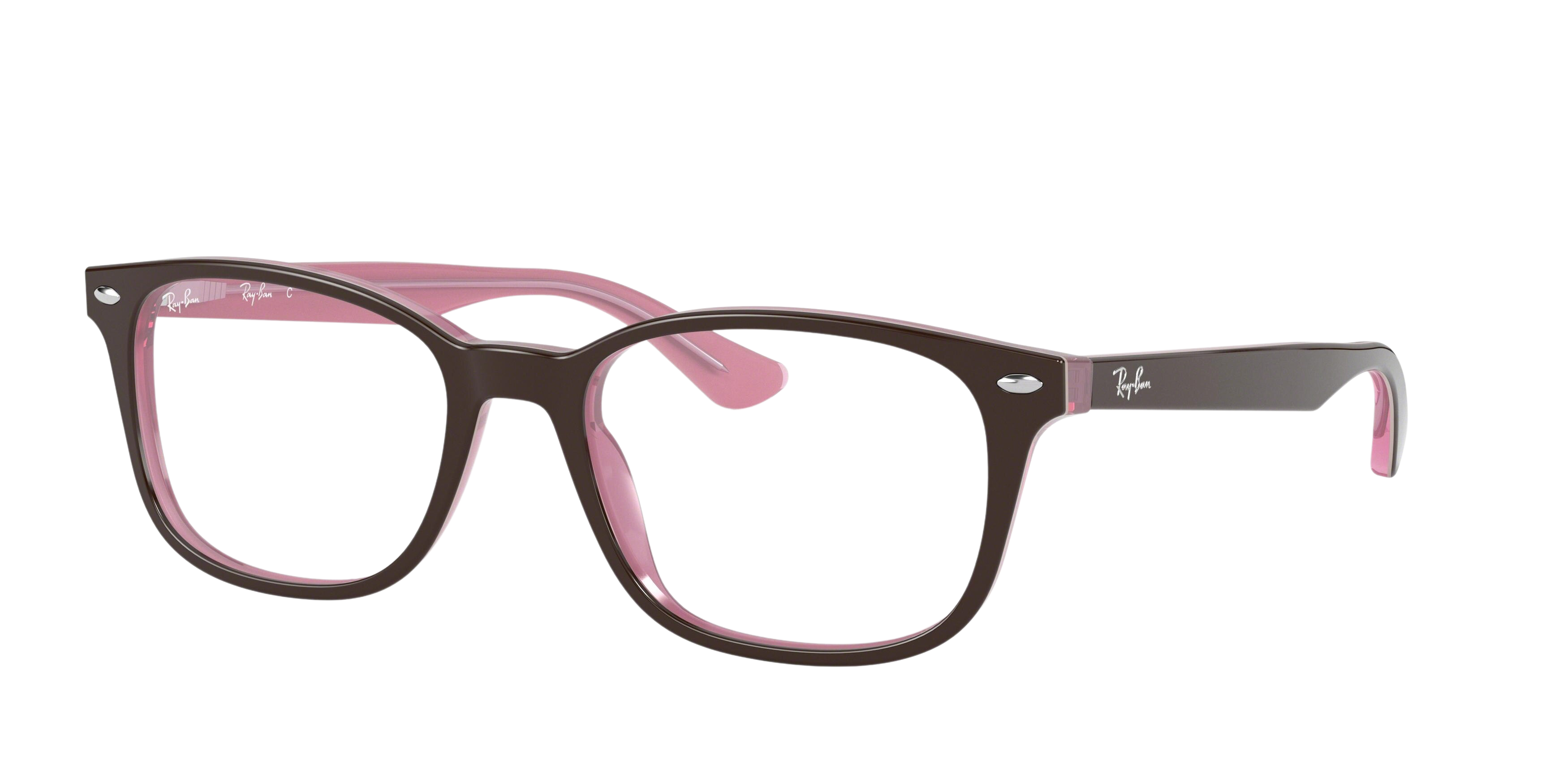 TOP BROWN ON OPAL PINK