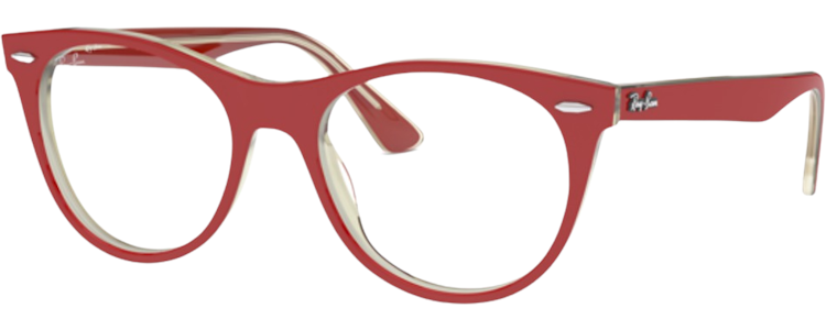 RED ON TRANSPARENT GREY