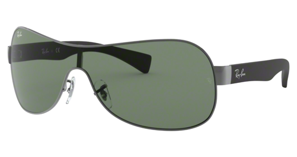 Ray-Ban RB3471 RB3471 aviator sunglasses in Gunmetal/Dark Green