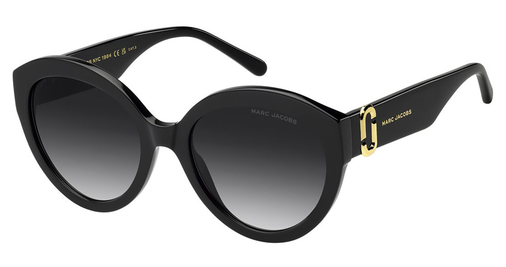 Marc Jacobs MARC 882/S cateye sunglasses in Black/Dark Grey Shaded