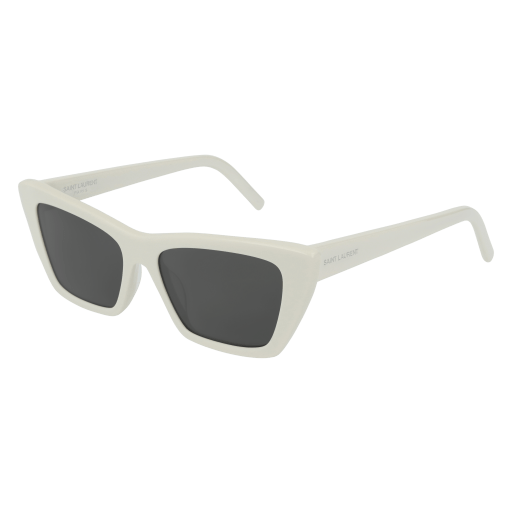 Saint Laurent SL 276 MICA cateye sunglasses in Ivory Ivory Grey/Nylon