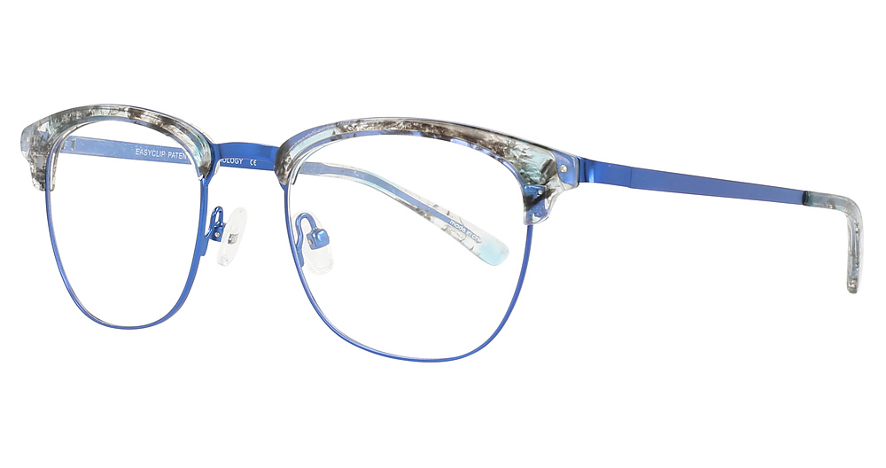Matt Blue & Marbled Blue & Crystal / Matt Blue
