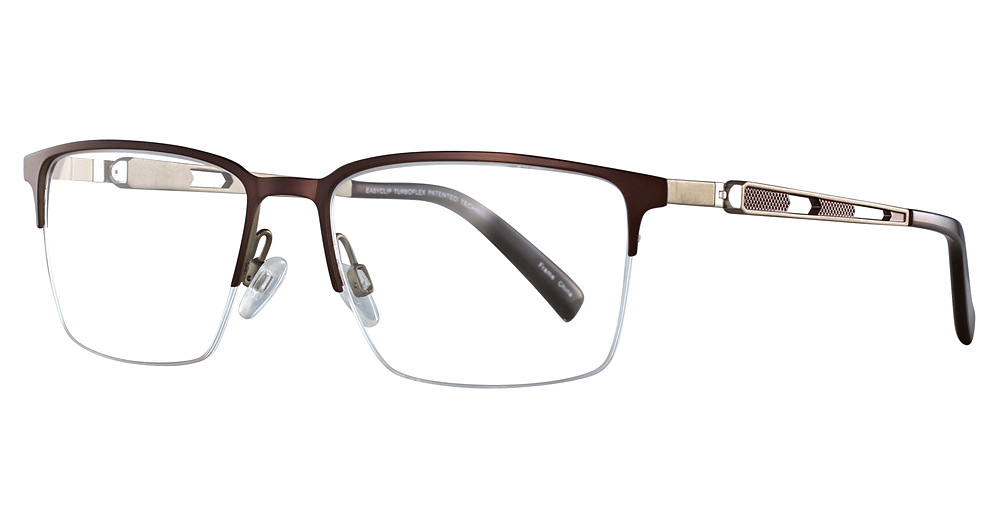 Matt Dark Brown & Light Gold