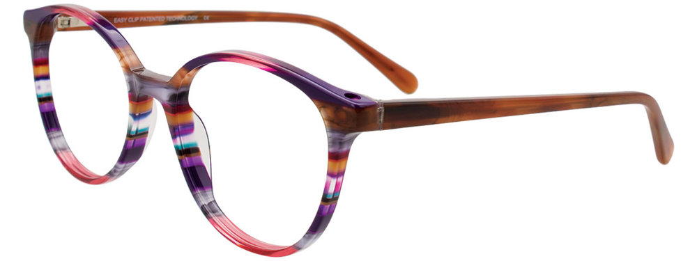 Purple & Multicolor Stripes