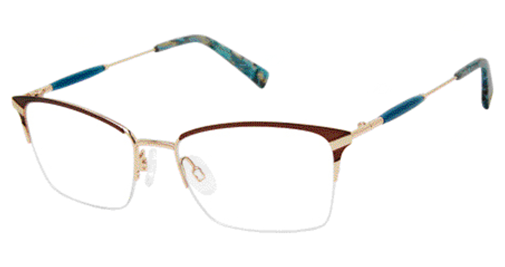 brown/teal