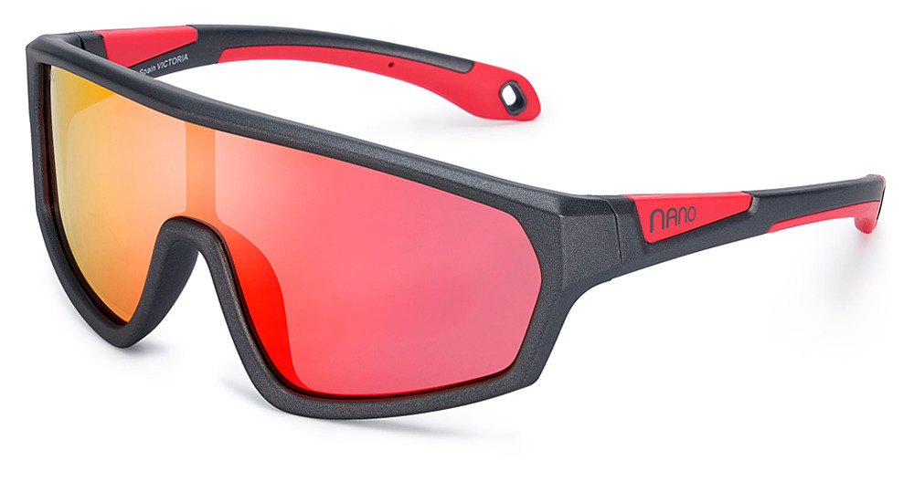 MATTE PEARL GREY RED / RVO RED