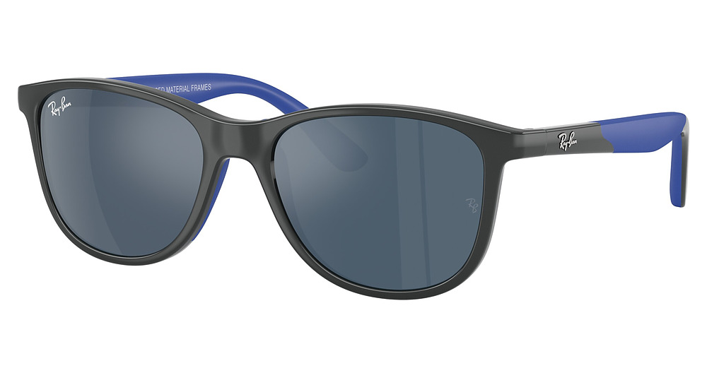 GREY ON RUBBER BLUE / DARK BLUE MIRROR BLUE