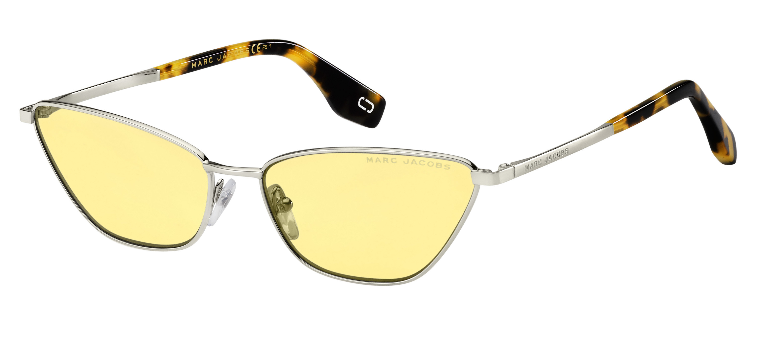 Marc Jacobs Marc 369/S cateye sunglasses in Yellow (Ho Clear Mirror)