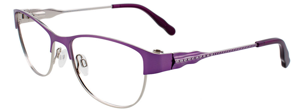 3-Satin Light Lavender & Shiny Silver