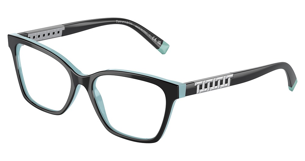 BLACK ON TIFFANY BLUE