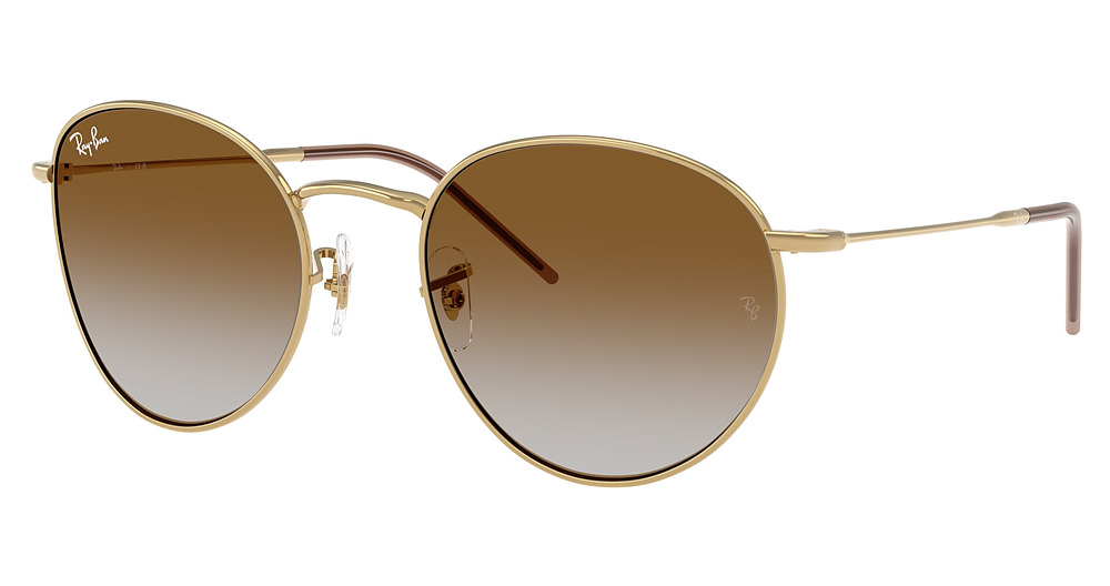 Ray-Ban RBR0103S ROUND REVERSE round sunglasses in Arista/Clear Gradient Brown