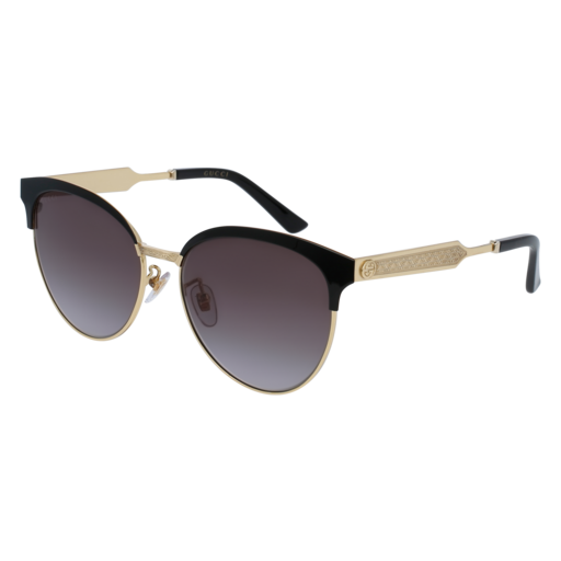 Gucci GG0074S aviator sunglasses in Black