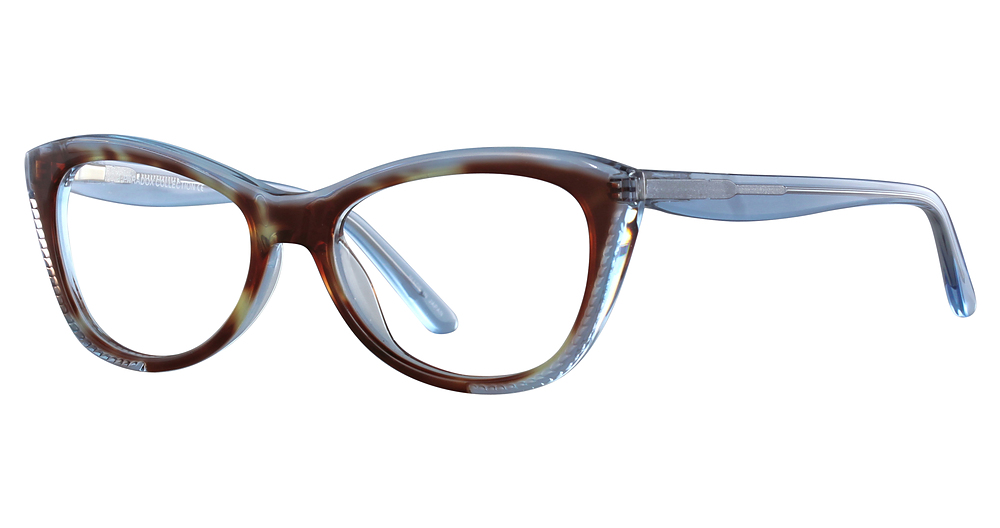 Brown & Crystal Blue