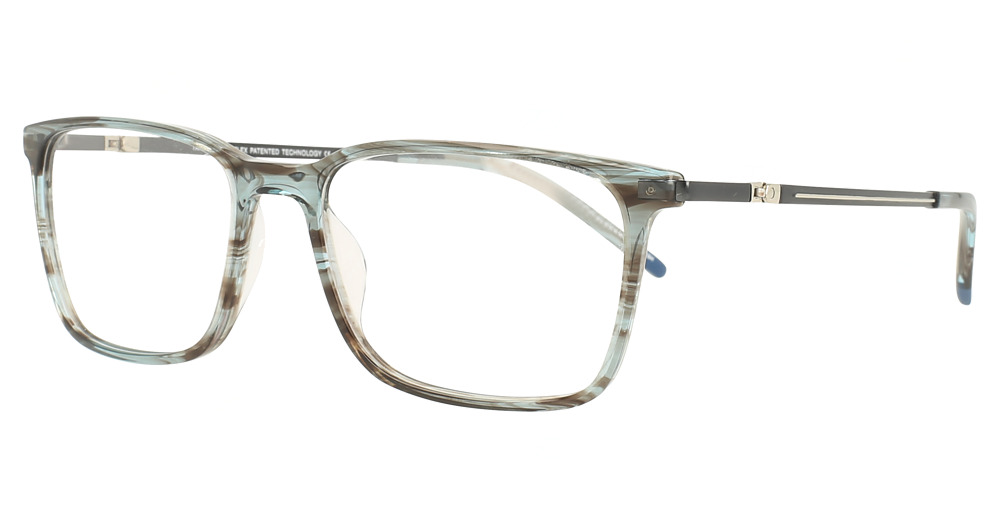 Transparent Grey & Dark Blue