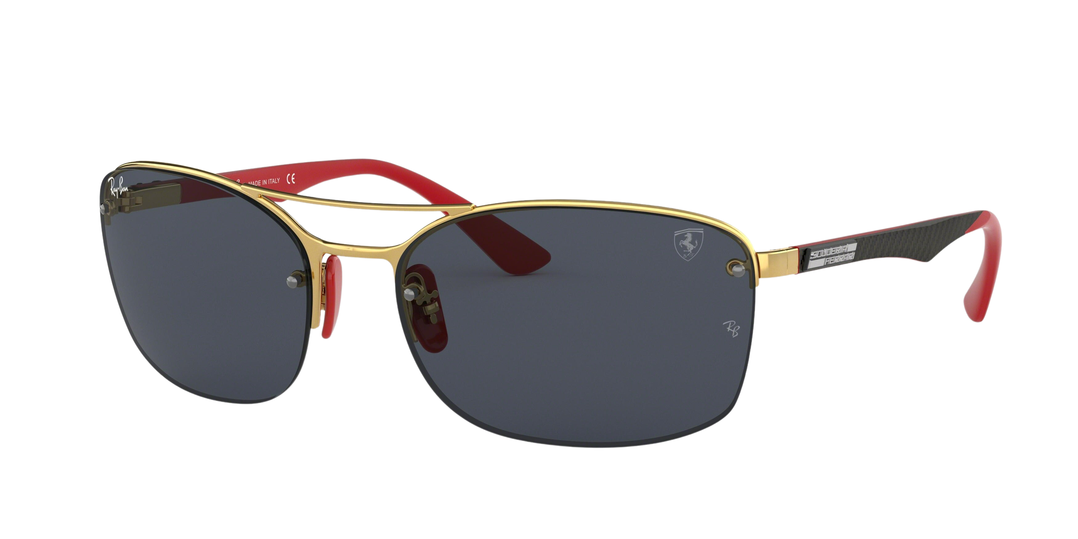 Ray-Ban RB3617M square sunglasses in Gold