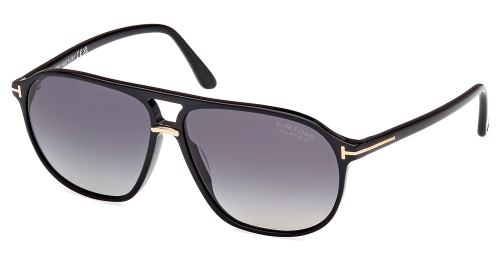 shiny black / smoke polarized
