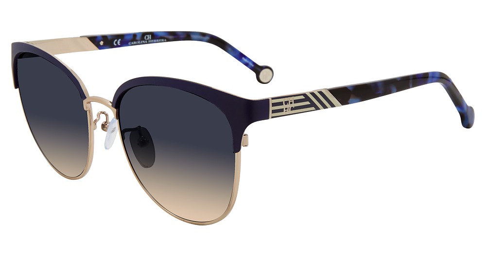 Carolina Herrera SHE119 cateye sunglasses in Blue 0492