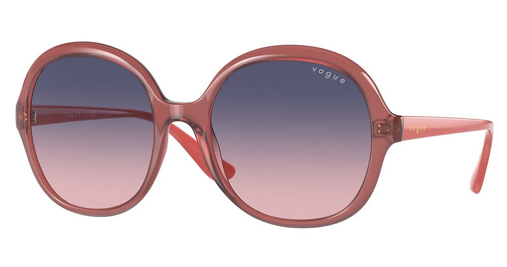 TRANSPARENT BORDEAUX / PINK GRADIENT BLUE
