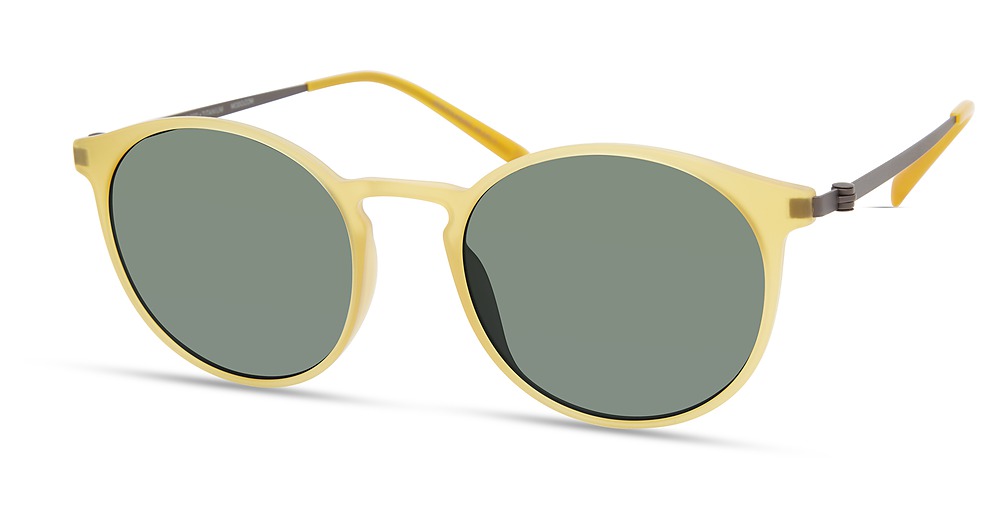 Modo 701 round eyeglasses in Matte Yellow