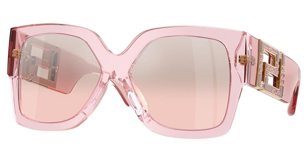 TRANSPARENT PINK / LIGHT PINK MIRROR SILVER GRAD