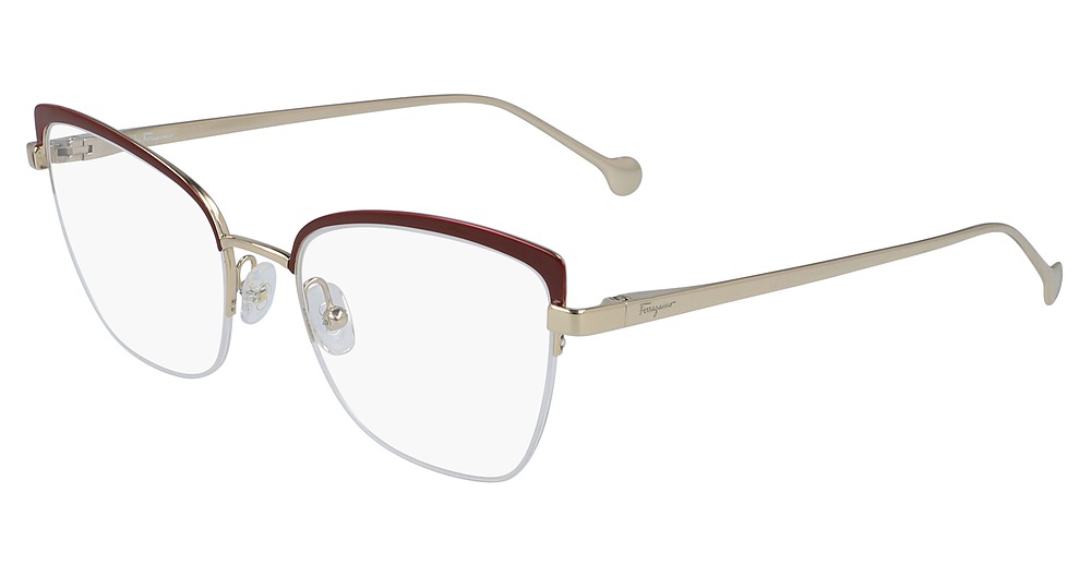 (744) SHINY GOLD/BURGUNDY