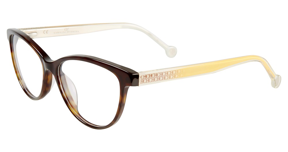 Carolina Herrera VHE677K cateye eyeglasses in Tortoise 722 Y