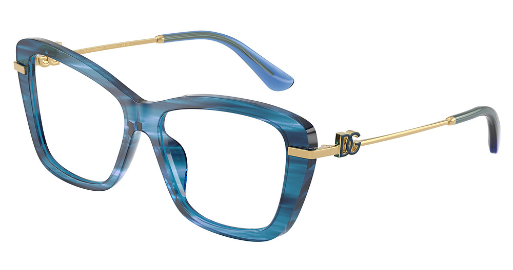 STRIPED BLUE TRANSPARENT