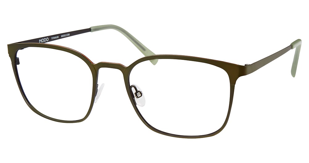 Modo 4221 round eyeglasses in Dark Olive