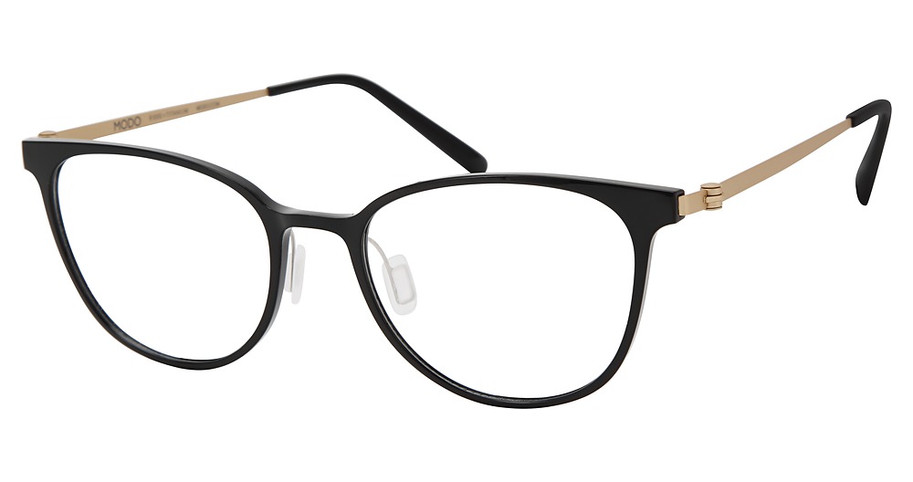 Modo 7000 Global Fit round eyeglasses in Black