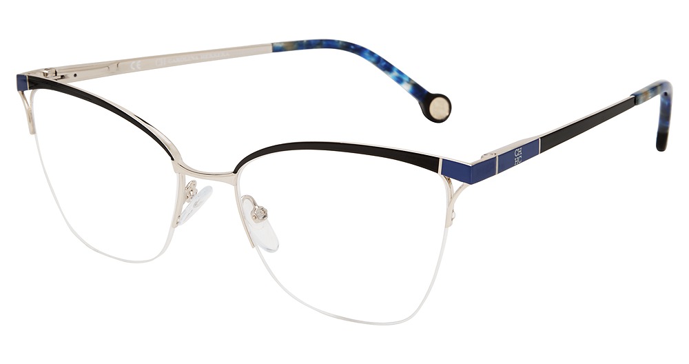 Carolina Herrera VHE155K cateye eyeglasses in Black 0301