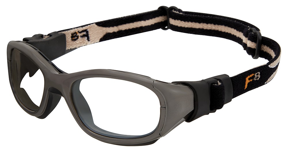 Shiny Gunmetal/Black / Clear With Silver Flash Mirror