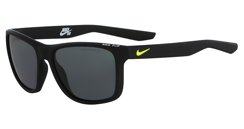 (077) MATTE BLACK W/GREY LENS
