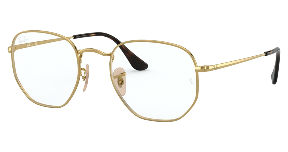Ray-Ban RX6448F HEXAGONAL irregular eyeglasses in Arista