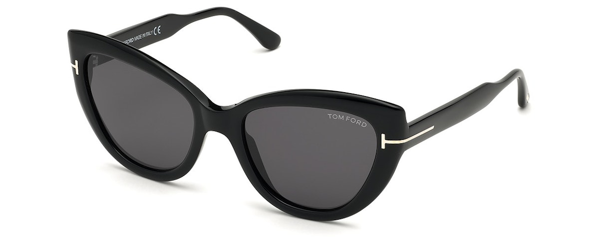 shiny black / smoke polarized