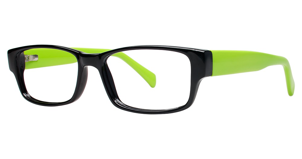 black/lime