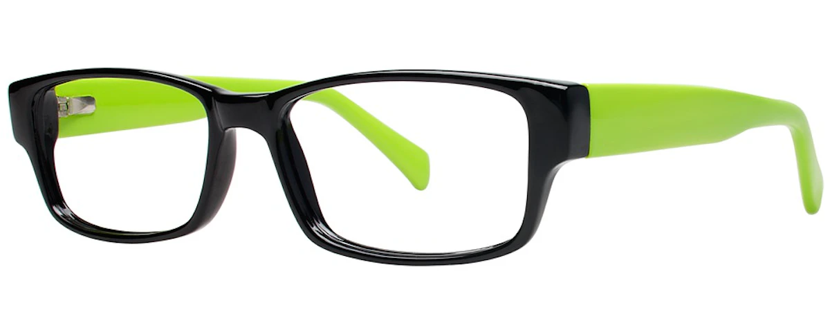 black/lime