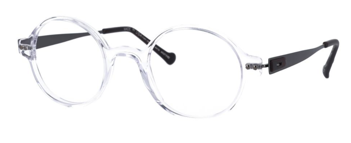 iGreen V-4.62 round eyeglasses in Crystal
